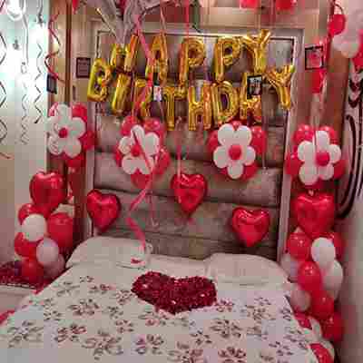 Happy Birthday Husband Room Decoration